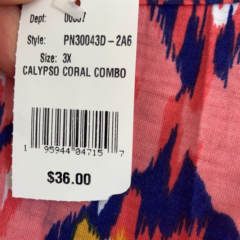 New york Laundry sleeveless knot front top attached necklace 3X - Picture 13 of 15